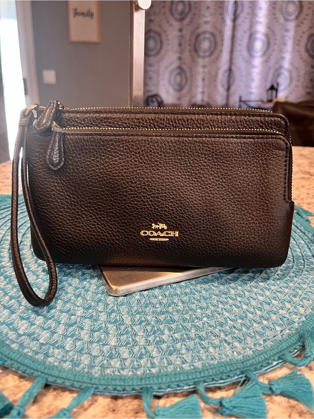 Coach Double Zip Wallet Like New